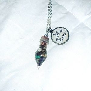 Spell jar necklaces